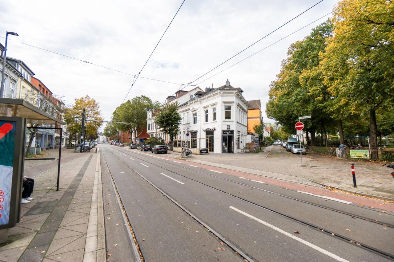 Exklusive Wohnung Am Weserdeich BRE Buitenkant foto
